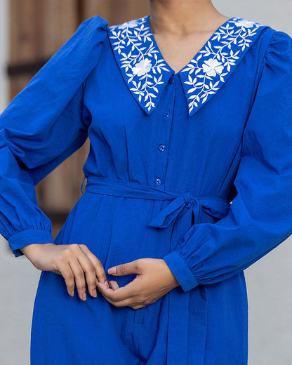 ROYAL BLUE JUMPSUIT