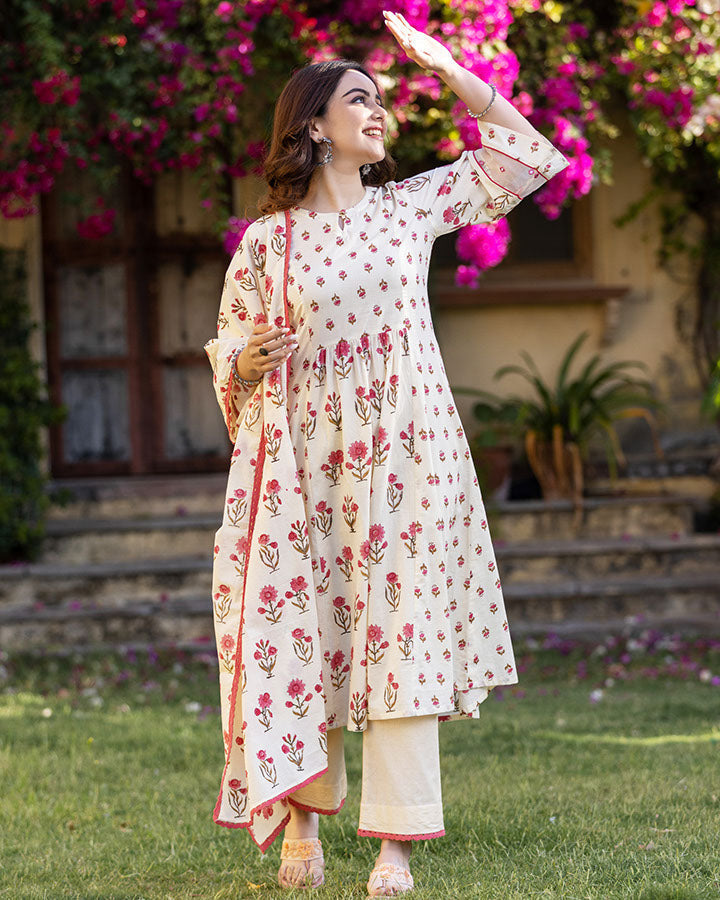 ROSE MIRROR BLOCK SUIT