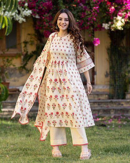 ROSE MIRROR BLOCK SUIT