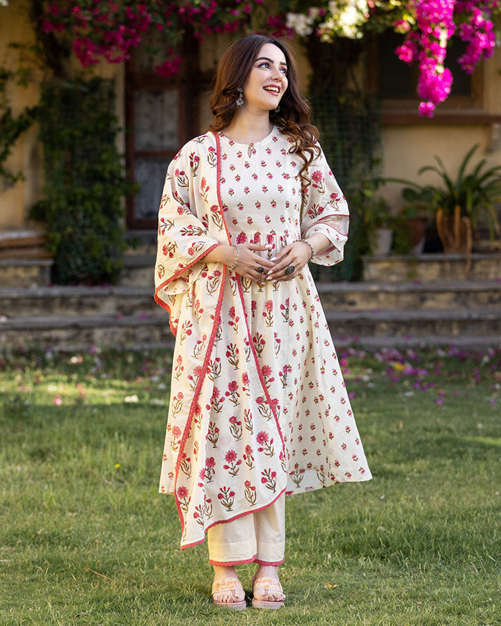 ROSE MIRROR BLOCK SUIT