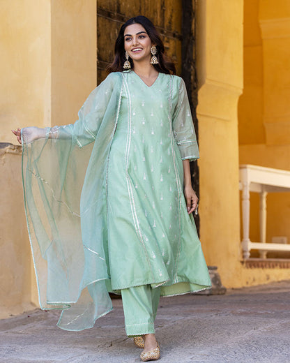 Sarai Chanderi Suit Set