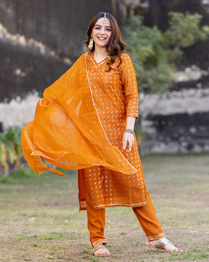 Sagrika Chanderi Suit Set