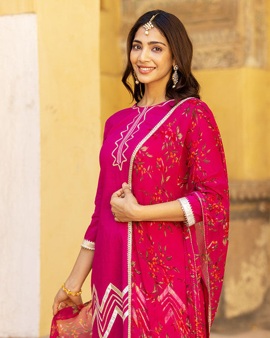 ANJALI CHIFFON SHARARA SET