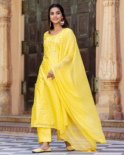 Erika Chanderi Suit Set