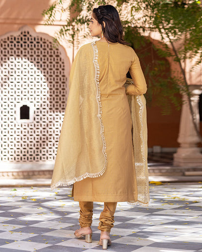 AALISHA CHANDERI SUIT SET