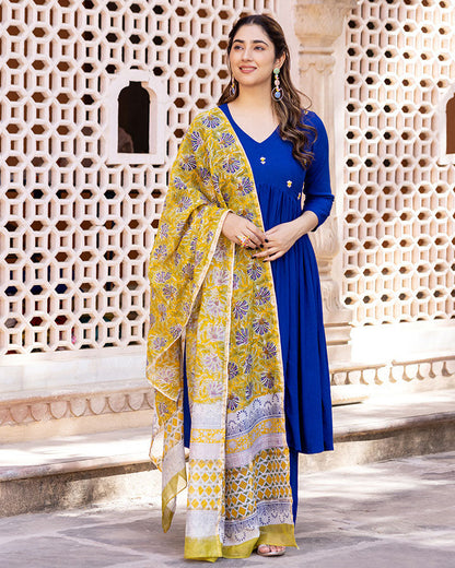 COBALT BLUE SUIT SET