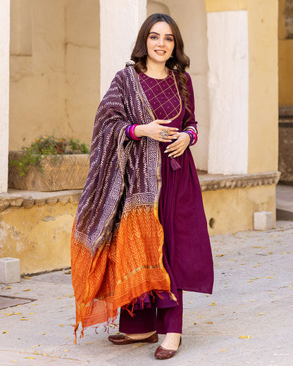 RASIN EMBROIDERED SUIT SET