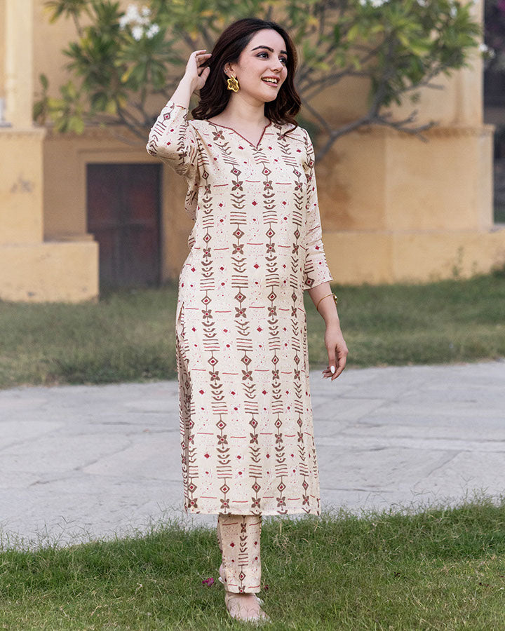 PANDORA MUSLIN KURTA SET