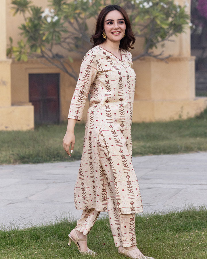 PANDORA MUSLIN KURTA SET