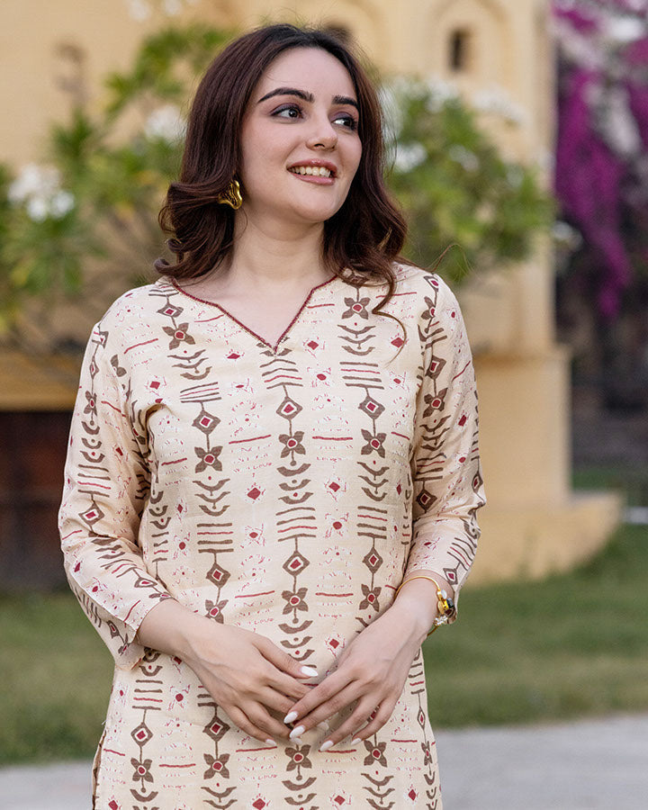 PANDORA MUSLIN KURTA SET