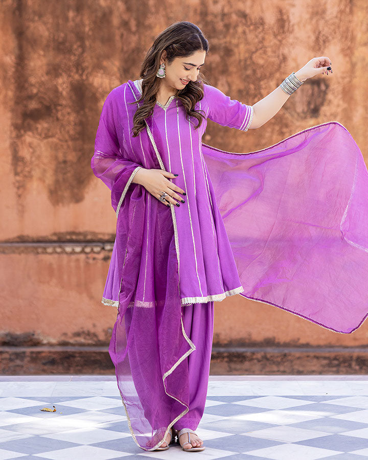 JHANVI PATIALA SUIT SET