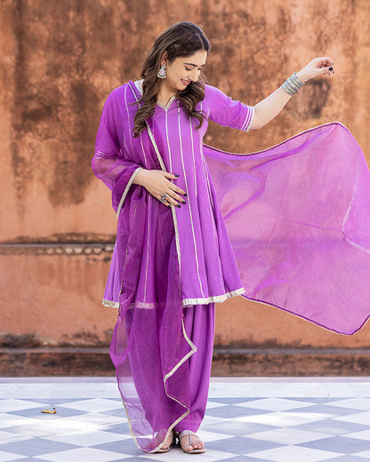 JHANVI PATIALA SUIT SET