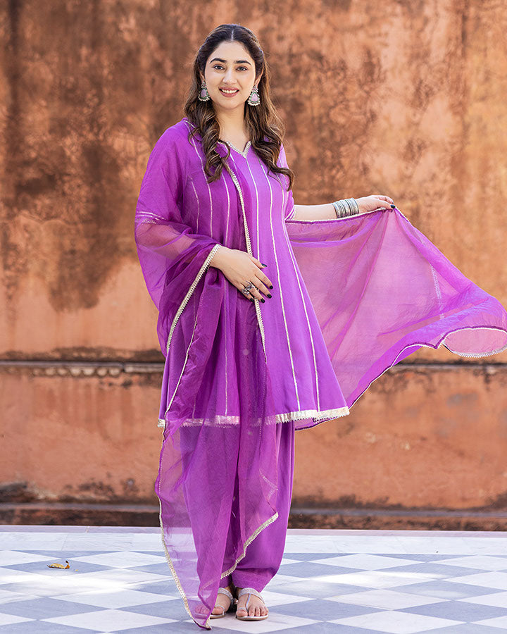 JHANVI PATIALA SUIT SET