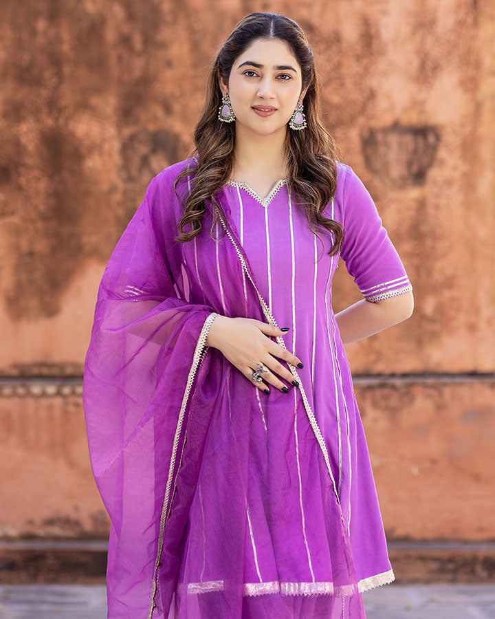 JHANVI PATIALA SUIT SET