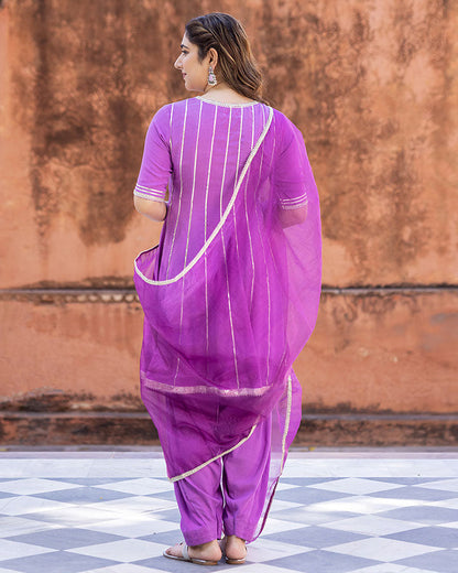 JHANVI PATIALA SUIT SET