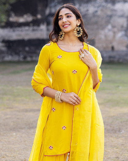 BHAVYA PATIALA SUIT SET