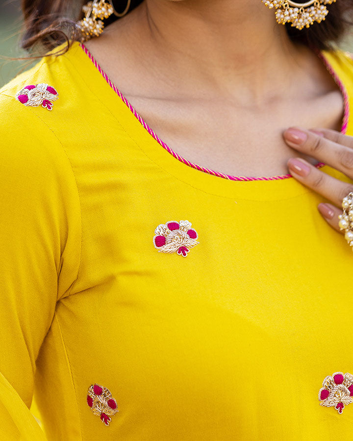 BHAVYA PATIALA SUIT SET