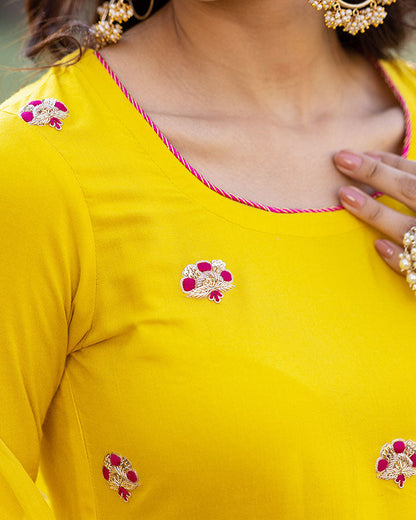 BHAVYA PATIALA SUIT SET