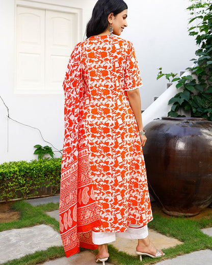 Floral Kurta Suit Set