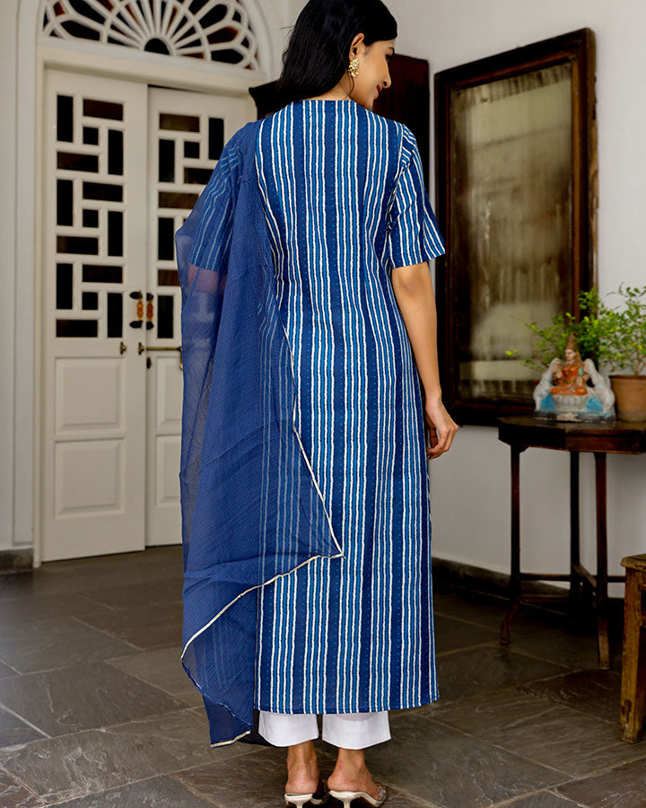 Indigo Gota Suit Set