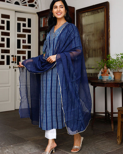 Indigo Gota Suit Set
