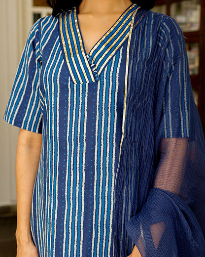 Indigo Gota Suit Set