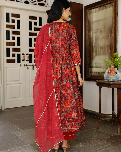Bandhani Suit Set
