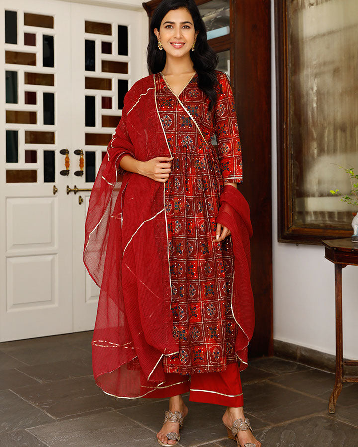 Bandhani Suit Set