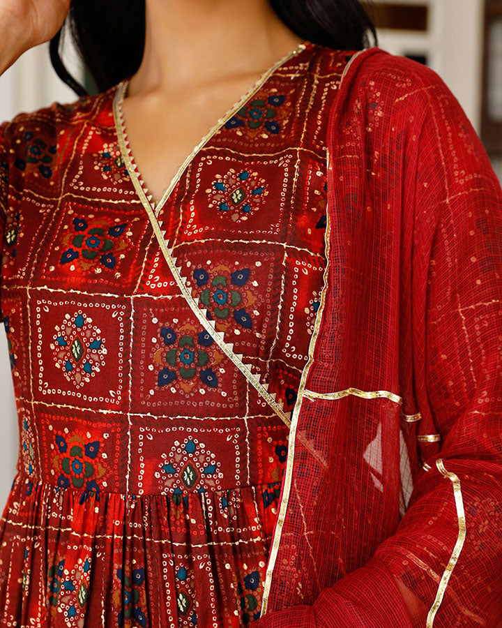 Bandhani Suit Set