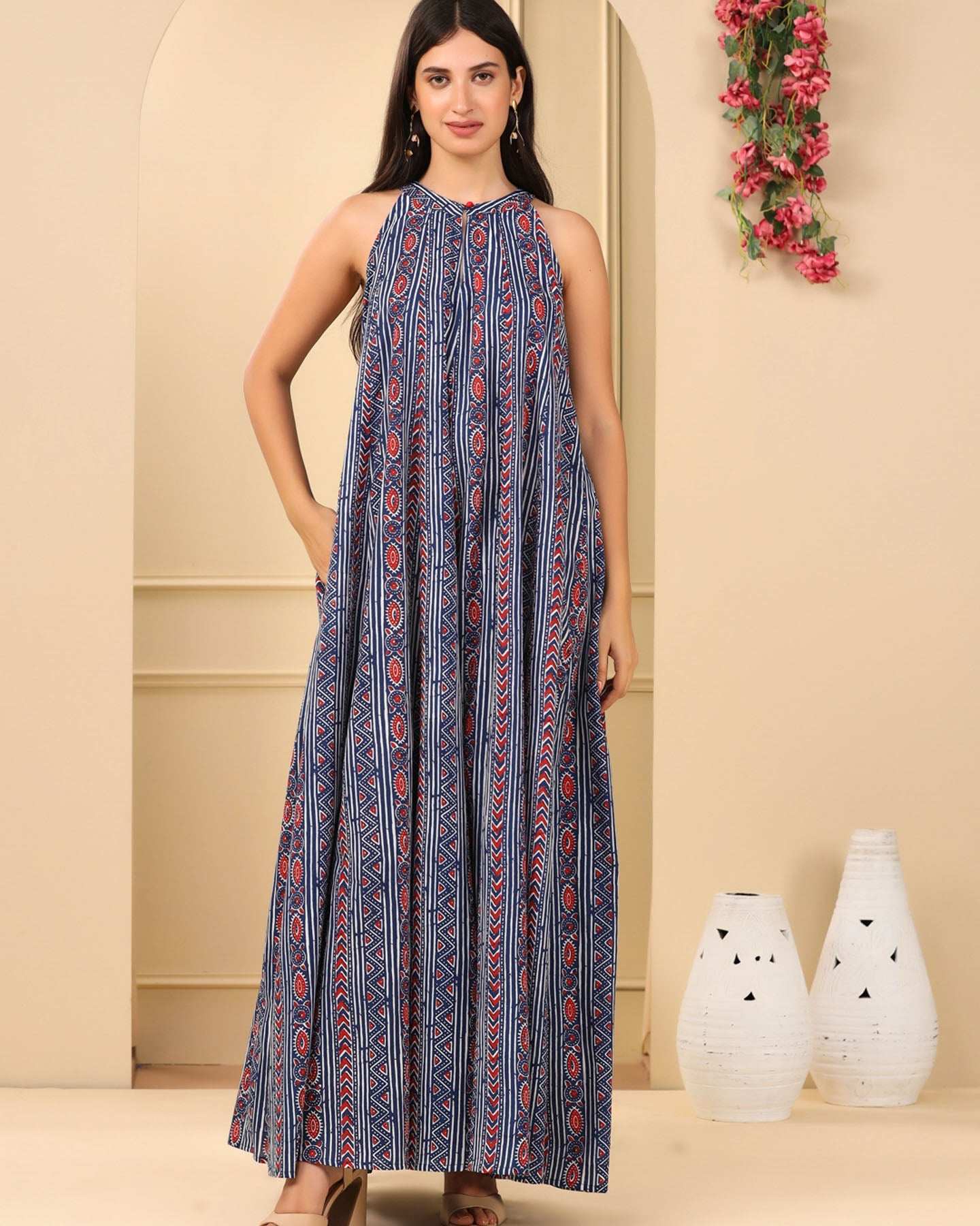 Navy Maxi Dress