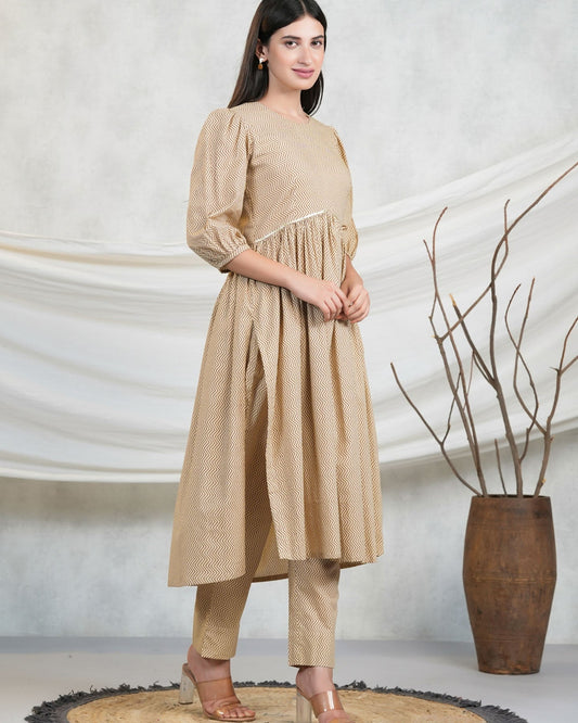 Ammy Block Kurta Set