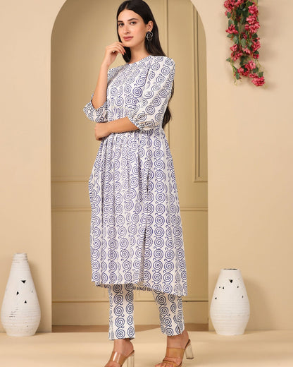 Molly Block Kurta Set