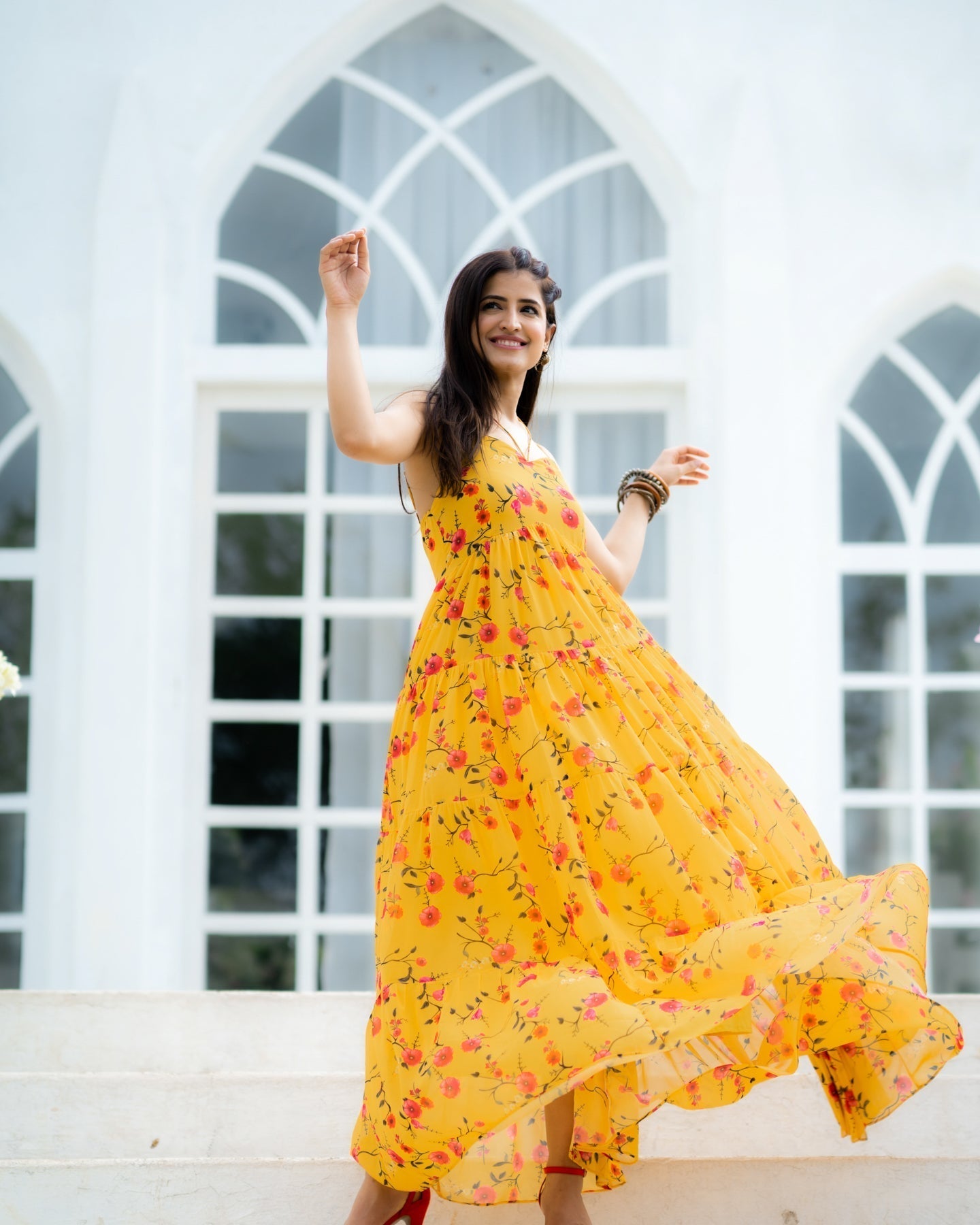 SUNFLOWER MAXI DRESS