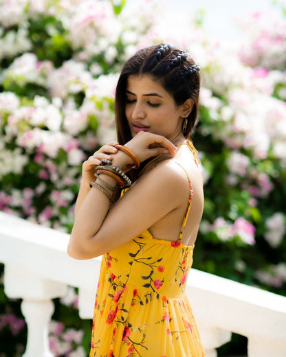 SUNFLOWER MAXI DRESS