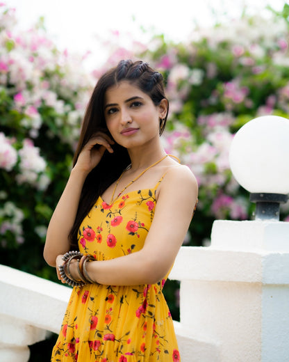 SUNFLOWER MAXI DRESS