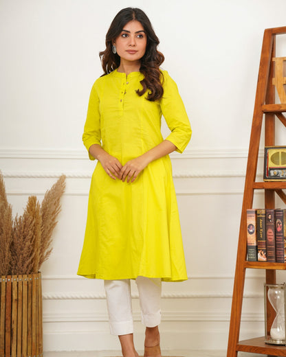 Neon A Line Kurti