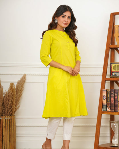 Neon A Line Kurti
