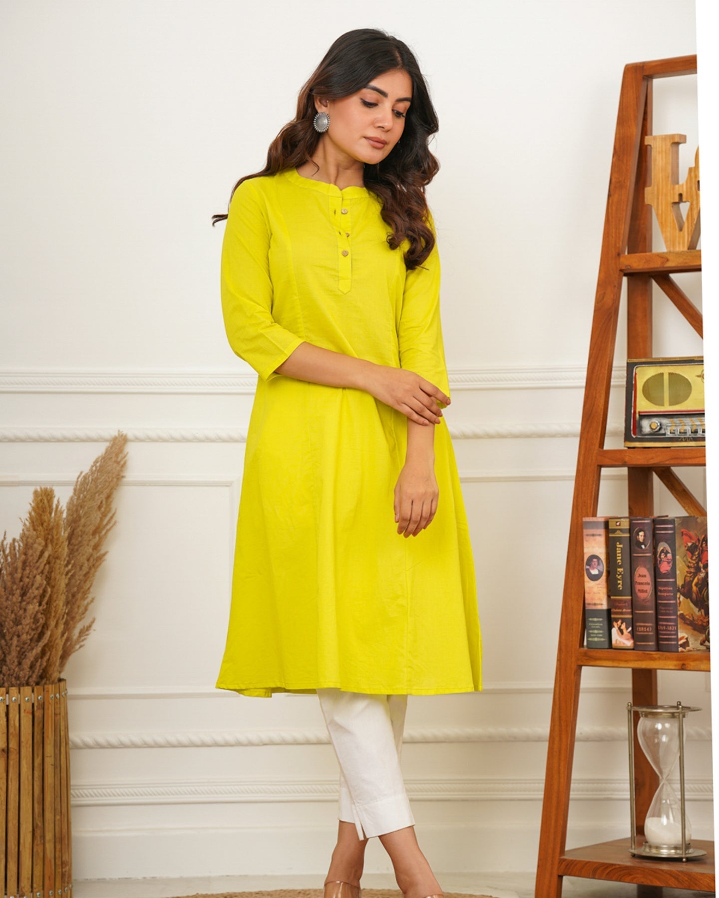 Neon A Line Kurti