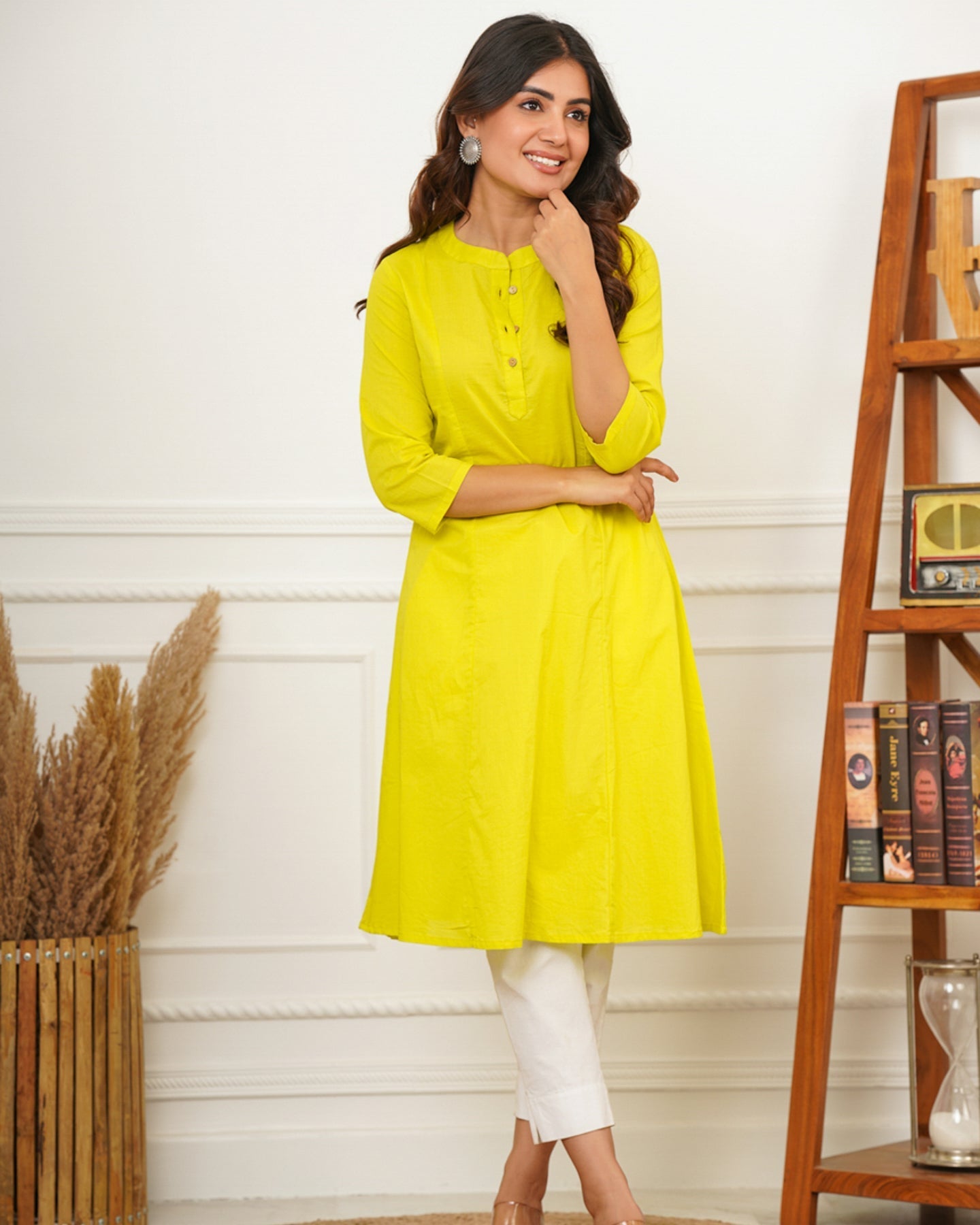 Neon A Line Kurti