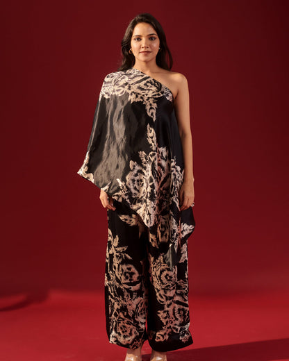 Ebony Abstract Tale Co-Ord Set