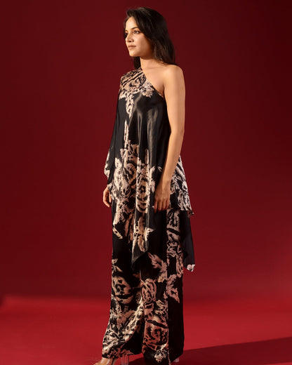 Ebony Abstract Tale Co-Ord Set