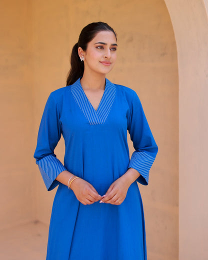 Essential Blue Kurta Set