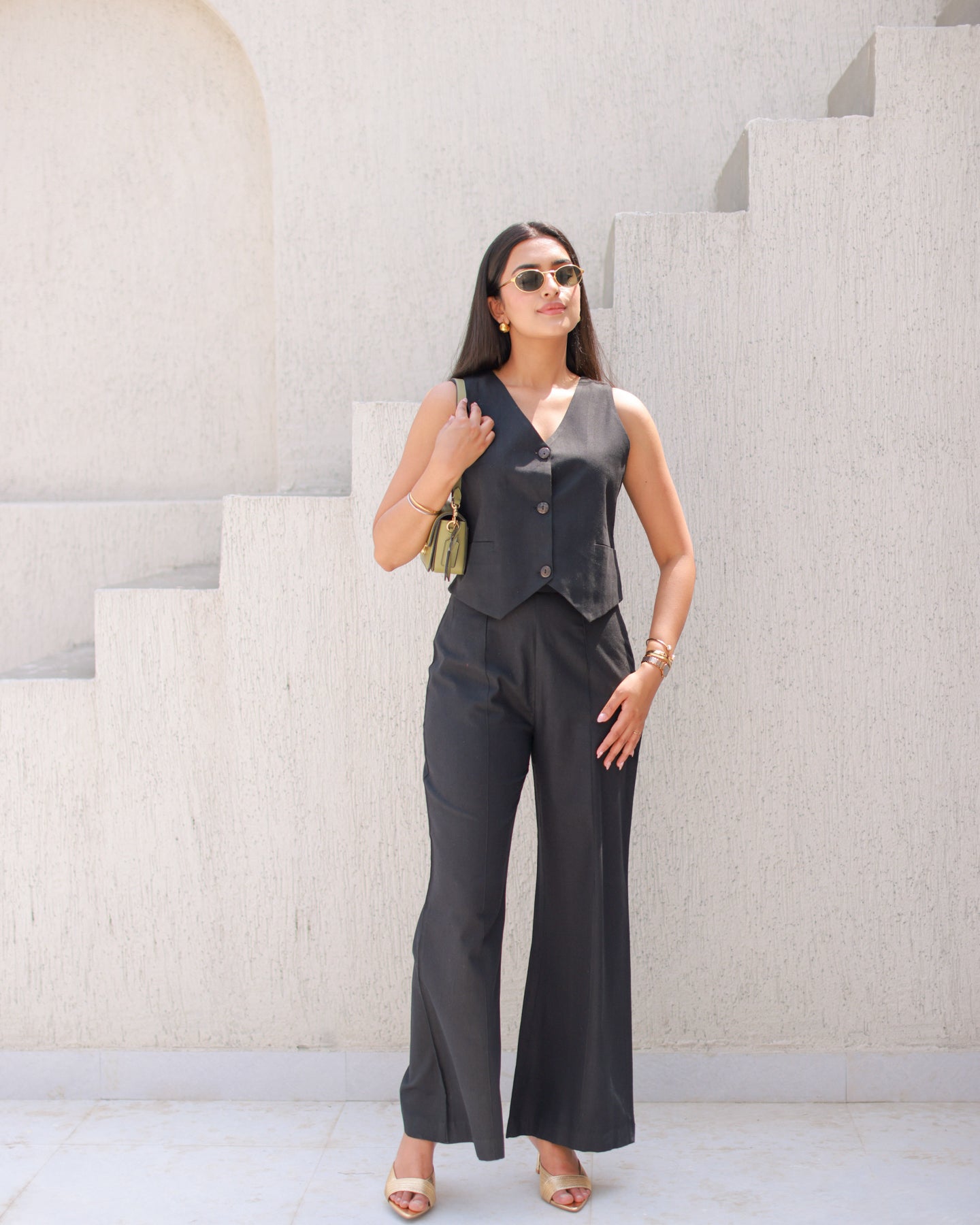 Solid Black co-ord set