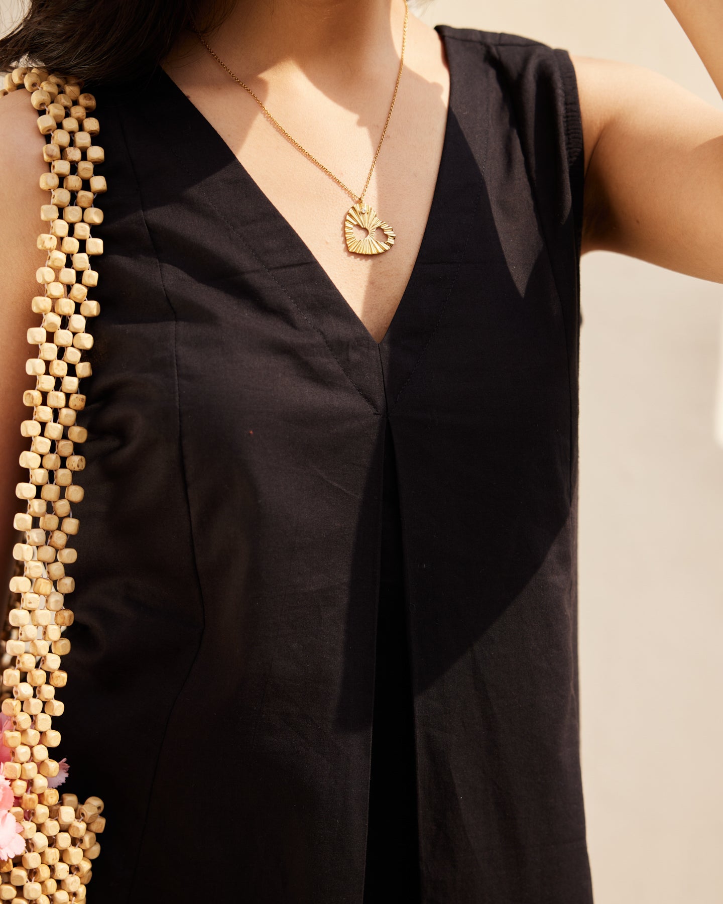 Black Basic Kurta Set