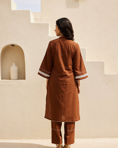 Timeless Brown Kurta Set