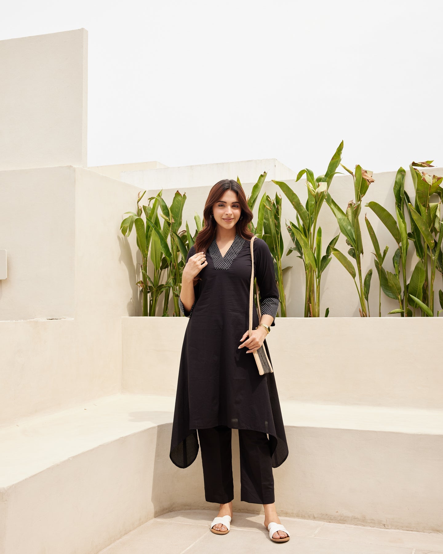 Essential Black Kurta Set