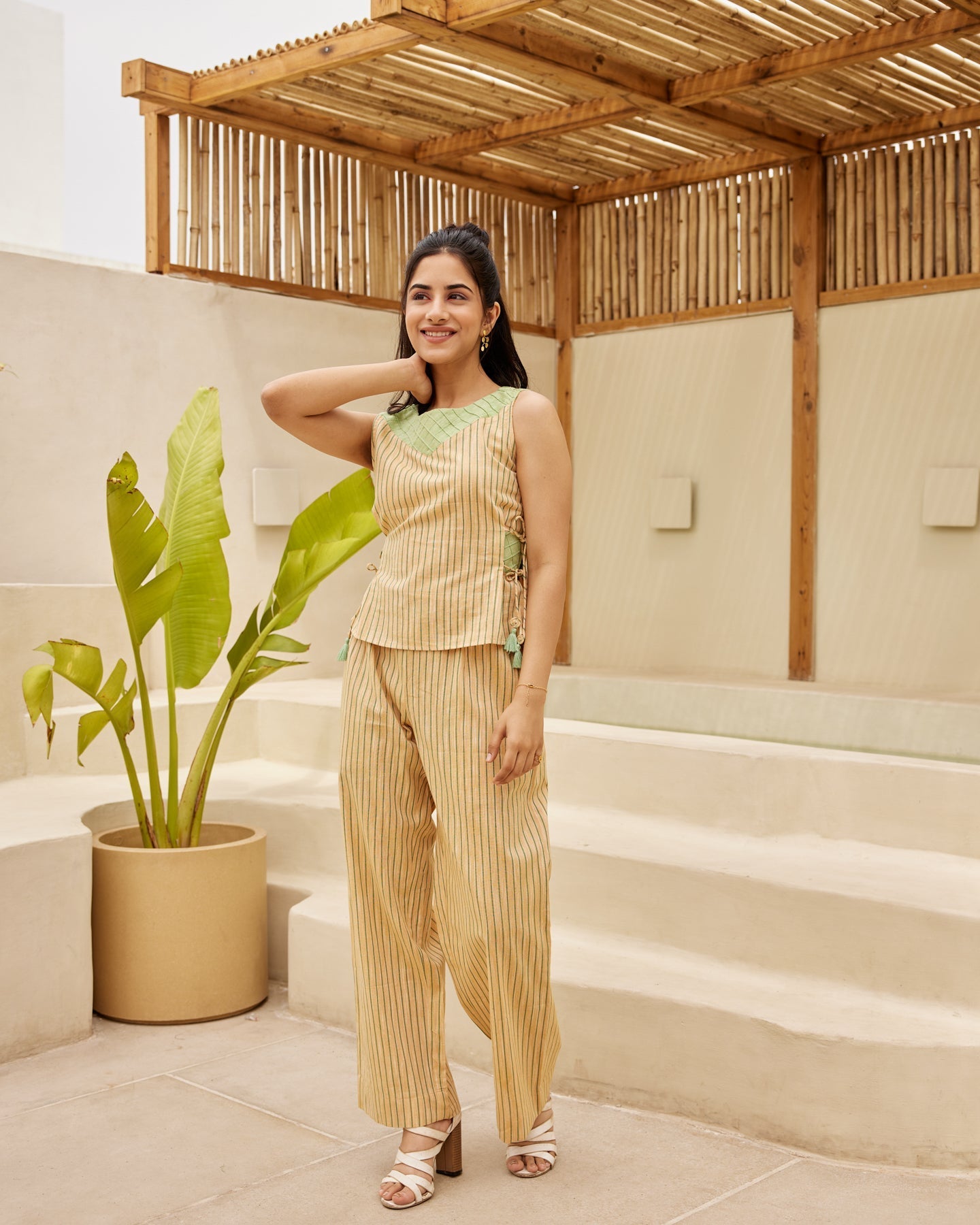 Yellow Stripes co-ord set