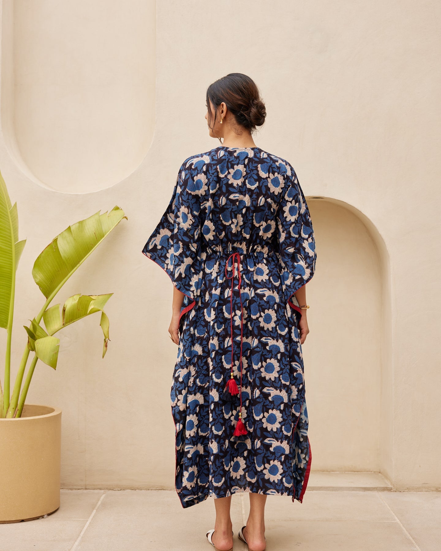 Blue Floral Print kurta set