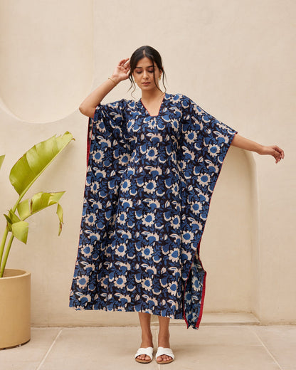 Blue Floral Print kurta set
