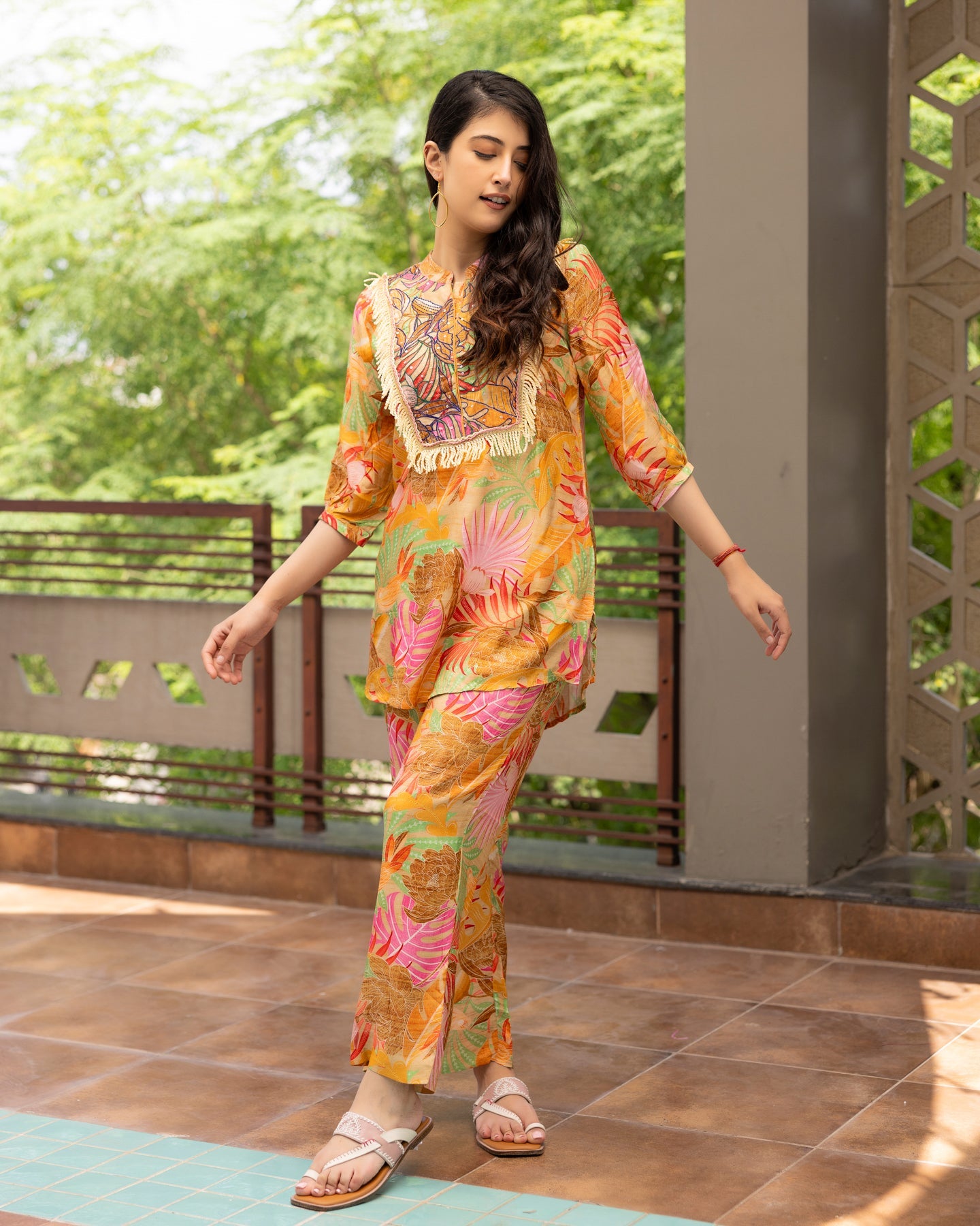 Tropical Mustard co-ord set